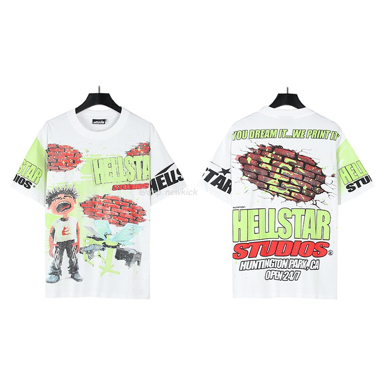 Hellstar Classic T Shirt Black White Fw23 (7) - www.newkick.org